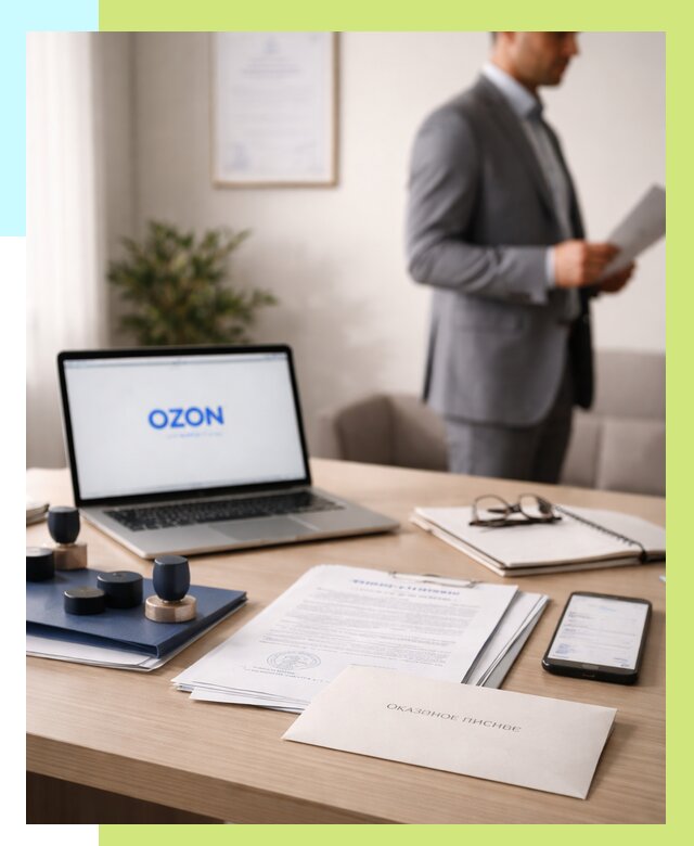 Отказное письмо для Ozon в Шелехове от 3750 р. | Сертэкс